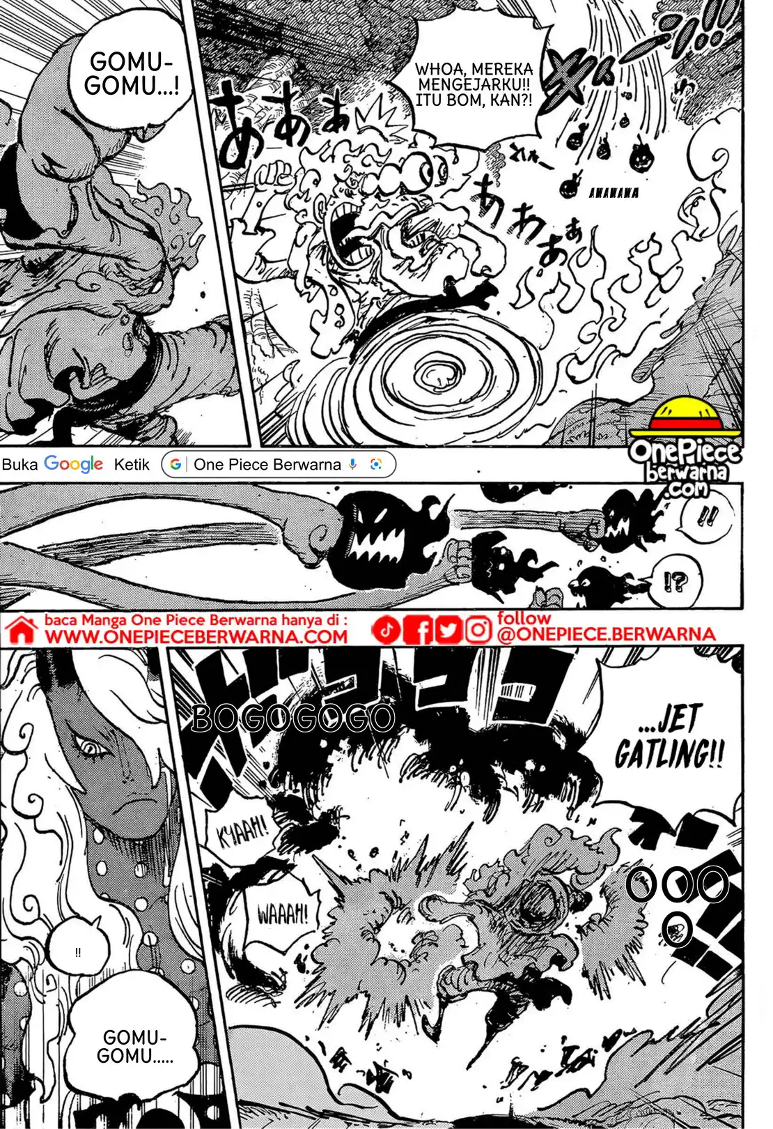 One Piece berwarna 1188 1189 1190 bahasa indonesia